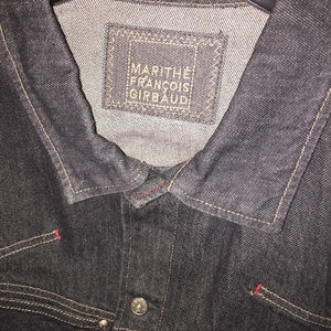 MENS MARITHE FRANCOIS GIRBAUD DENIM JEAN JACKET SI